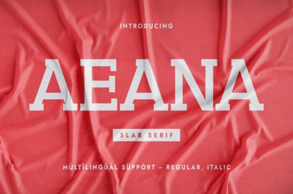 Aeana Font for Creative Projects