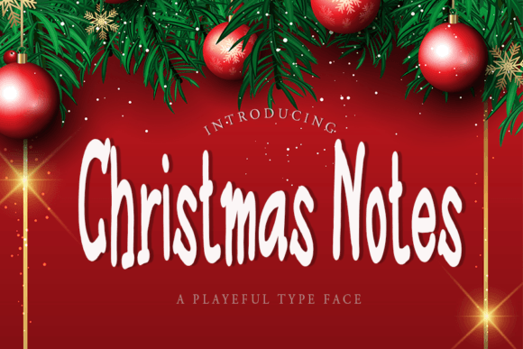 Christmas Notes Font for Creative Projects