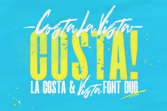 Costa La Vista Font for Creative Projects