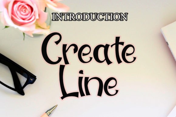 Create Line Font for Editorial Design