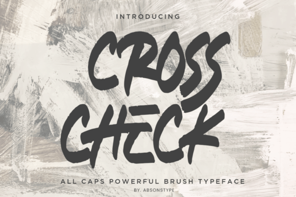 Cross Check Font Review