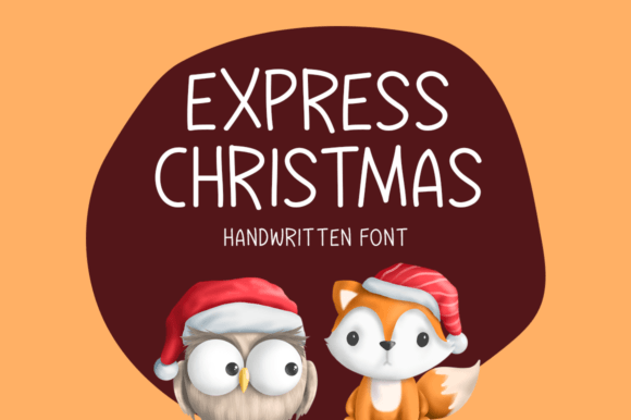 Express Christmas Font for Business Design