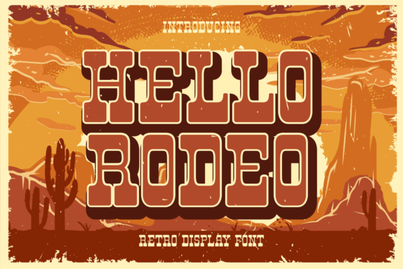 Hello Rodeo Font for Creative Projects