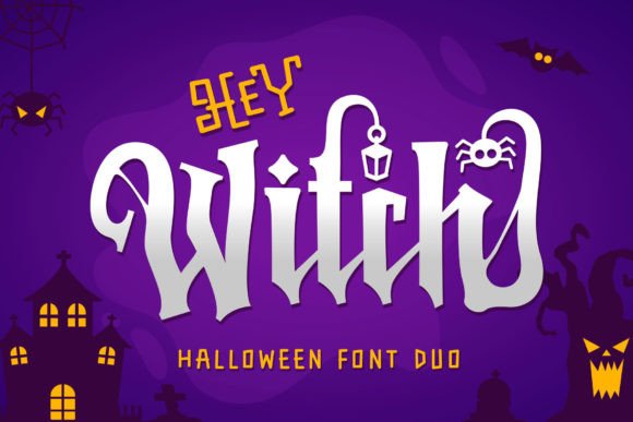 Hey Witch Font for Halloween Branding