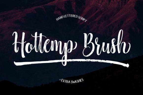 Hottemp Duo: A Modern Handwritten Font