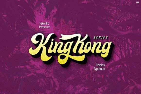 Kingkong Font for Bold Campaigns