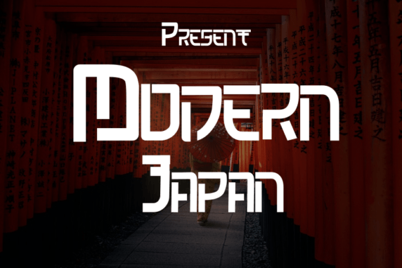 Modern Japan Font for Creative Projects