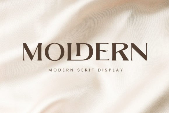 Moldern: A Bold Serif for Modern Branding
