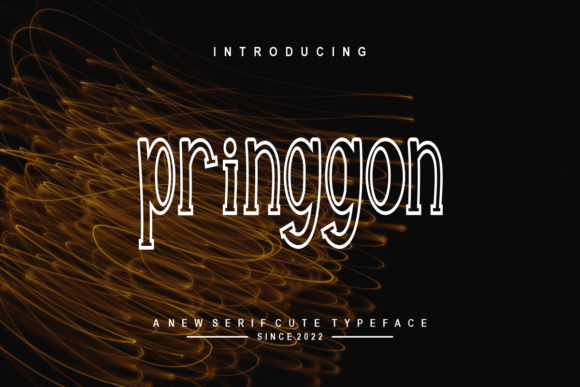 Pringgon Font for Creative Projects