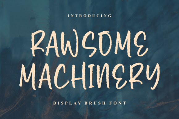 Rawsome Machinery Font for Business Branding