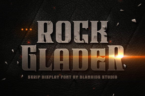 Rock Glader Font for Creative Branding