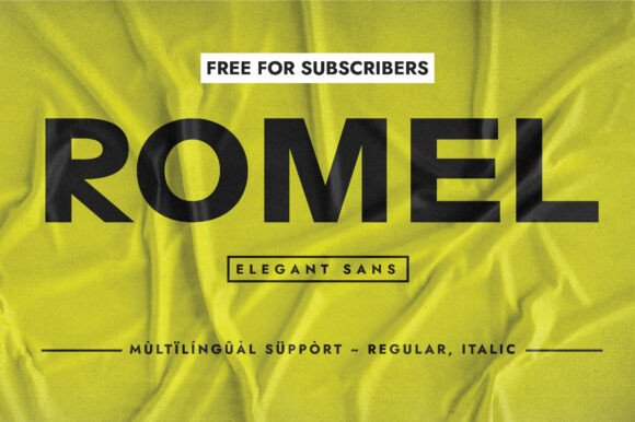 Romel Font Review