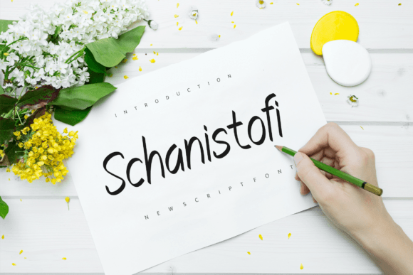 Schanistofi: Bold Script Font for Creative Projects